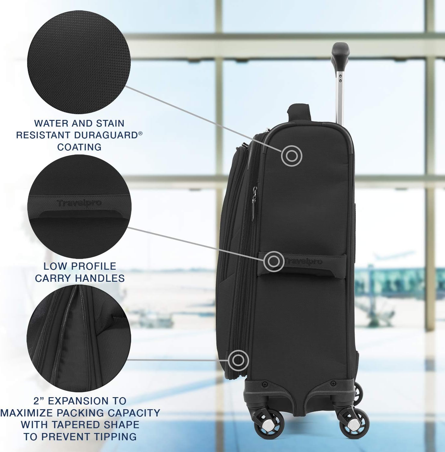  | Travelpro Luggage Maxlite 5 International Expandable Carry-On Spinner | Carry-Ons