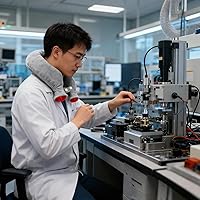 Vista 8 de Botella de agua caliente para cuello y hombro con funda de franela extraíble y cierre a presión ajustable, alivio del dolor, comodidad cervical