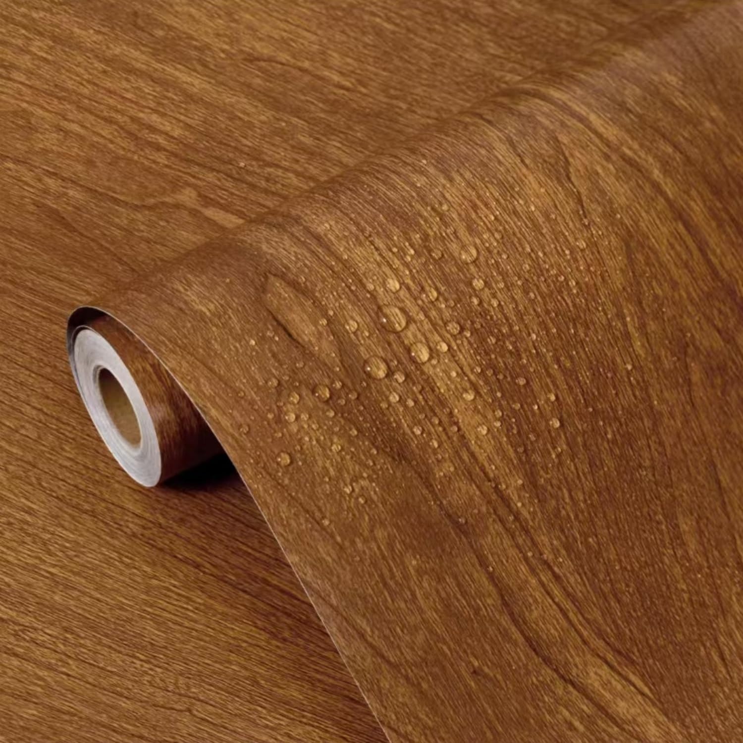 Lxlambentive A Wood Self Dhesive Wallpaper, Vinyl Wrap With Waterproof Scratch-Resistant Pvc, Removable Furniture Stickers, 1 Roll For Cabinets, Doors & Tables(,15Cm*10M)