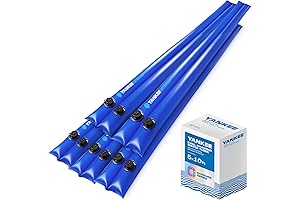 Yankee Pool Pillow 10’ Dual Chamber Winterizing Pool Water Bags (5 Pack)...