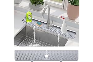 Rub-a-Dub Extended Splash Guard for Cleaner Kitchen Tasks