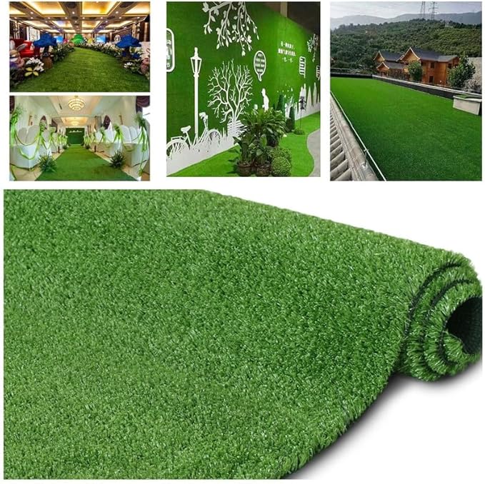 Homietina Artificial Grass Turf Rug 5FTX8FT, Dog Outdoor