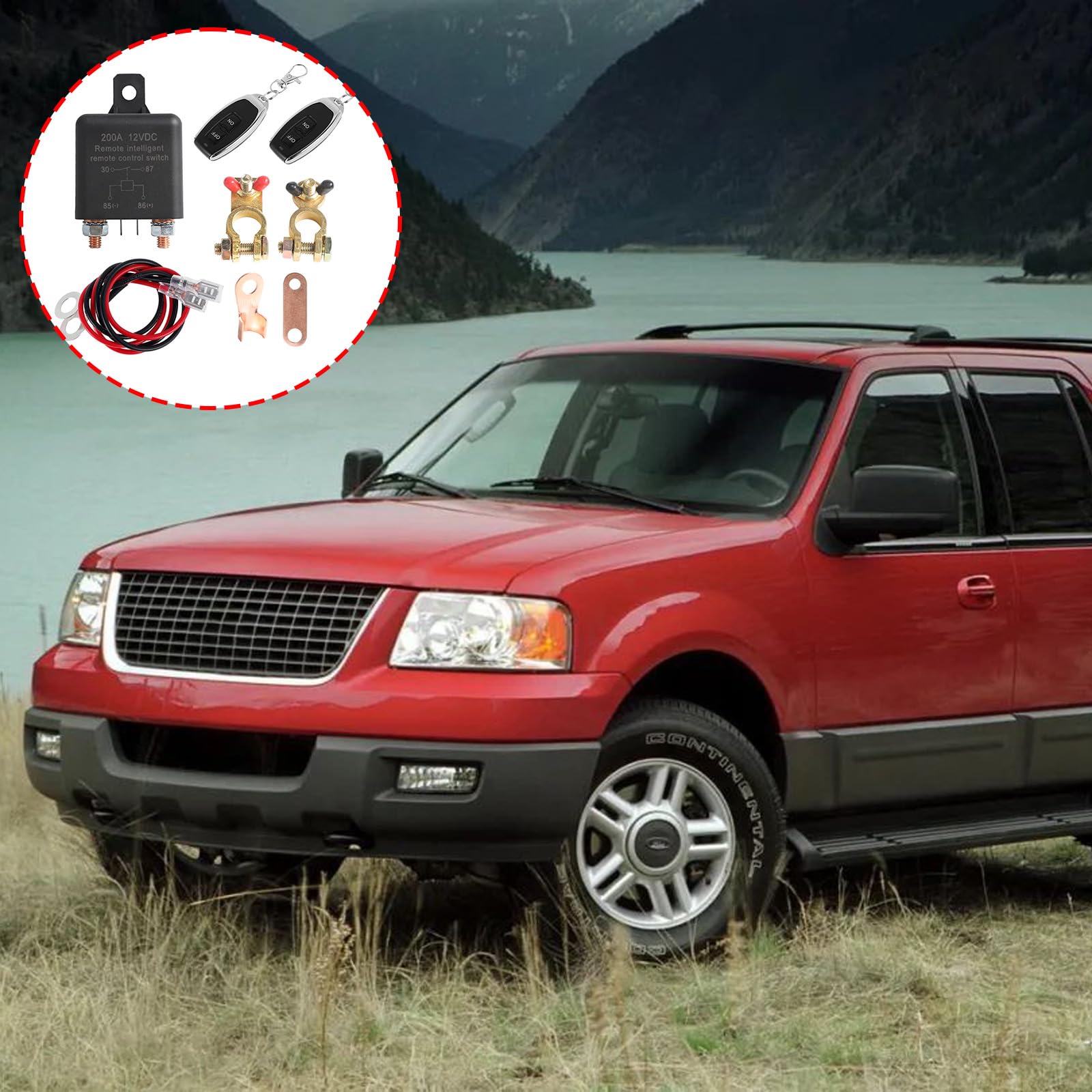 Remote Controlled 12V 24V Battery Disconnect Switches Power Cutoff Anti Theft Solution For Car ATVs Trucks And Boats