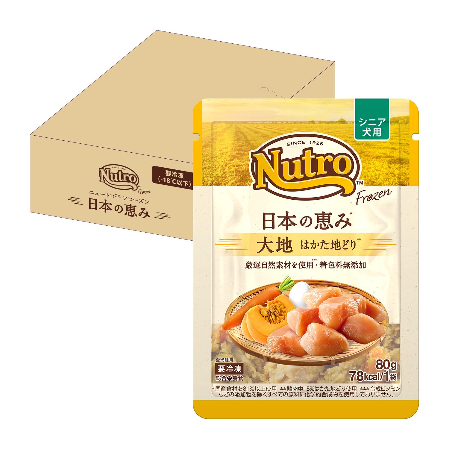Amazon.co.jp: Nutro 【冷凍】 日本の恵み 大地 はかた地どり シニア犬