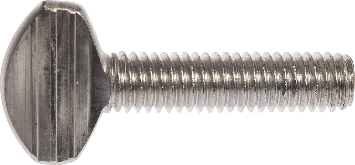 44935 1/4-20 x 1/2 Stainless Steel Thumb Screw, 7-Pack
