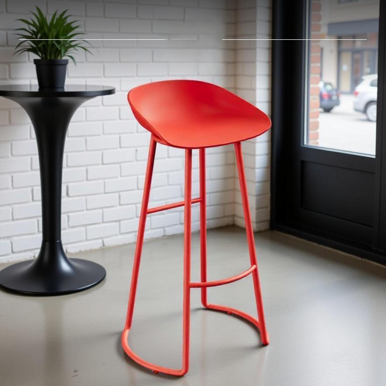 Enakshi® Modern High-Top Round Bar Table and Chair Set, Metal Bistro Furniture for Indoor Outdoor Balcony, Various Color choices|Home & Garden | Furniture | Sofas Loveseats & Chaises-image-9