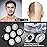 7D Black Electric Razor Replacement Blades - Universal 7 Blade Head Shaver for Men