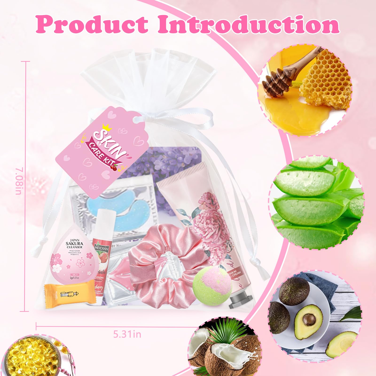 132-Piece Spa Party Supplies Kit with Skincare Favors