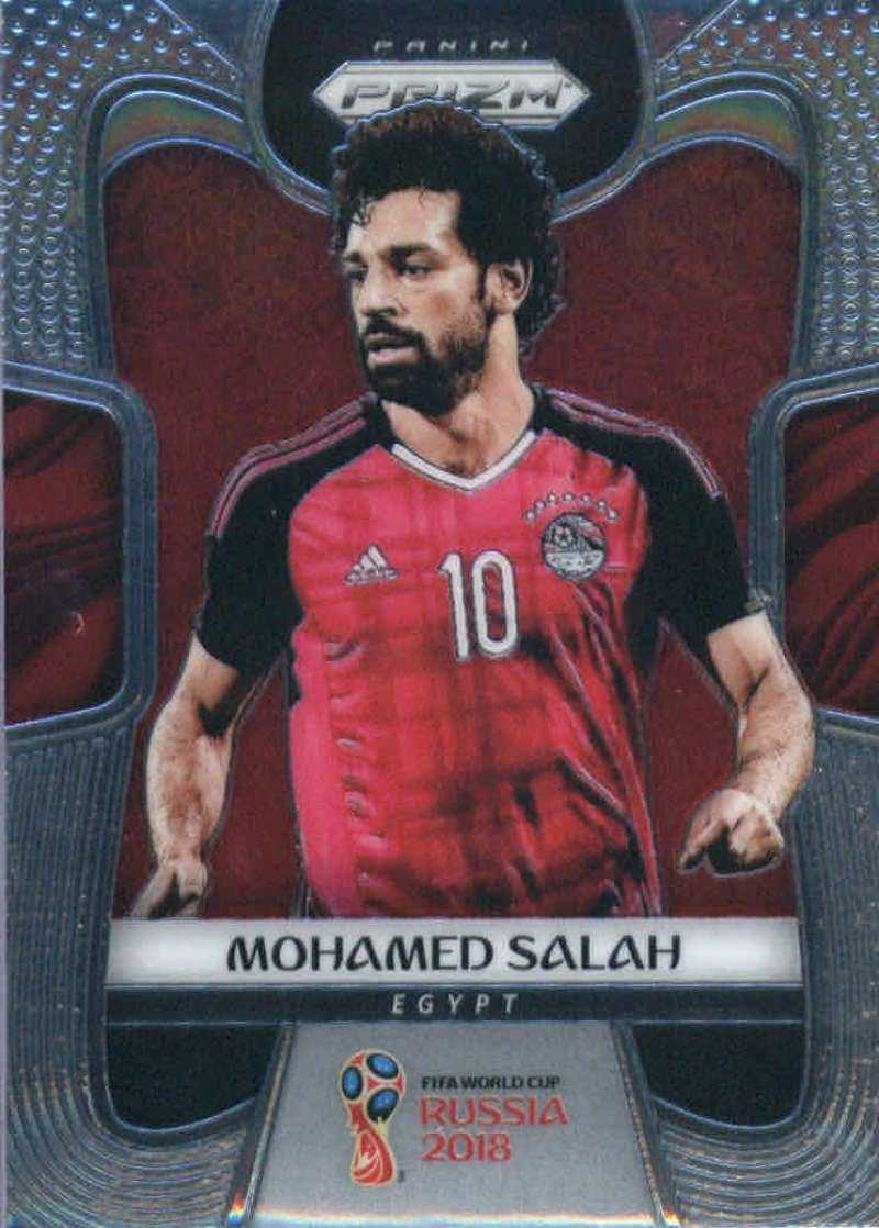 2018 Panini Prizm World Cup #54 Mohamed Salah Egypt Soccer Card