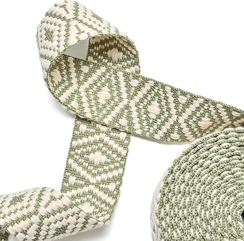 Miniatura 5 de Correa de algodón, correas clásicas de 1.5 pulgadas y 2 pulgadas de alta resistencia, perfectas para manualidades y costura, correa de bolso,