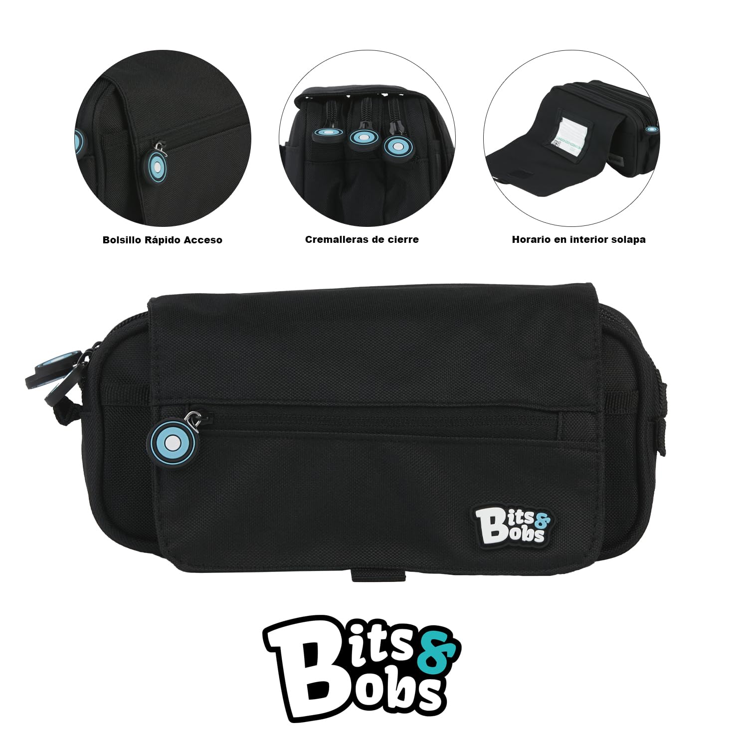 Grafoplás Bits & Bobs Trousses 23 cm Noir