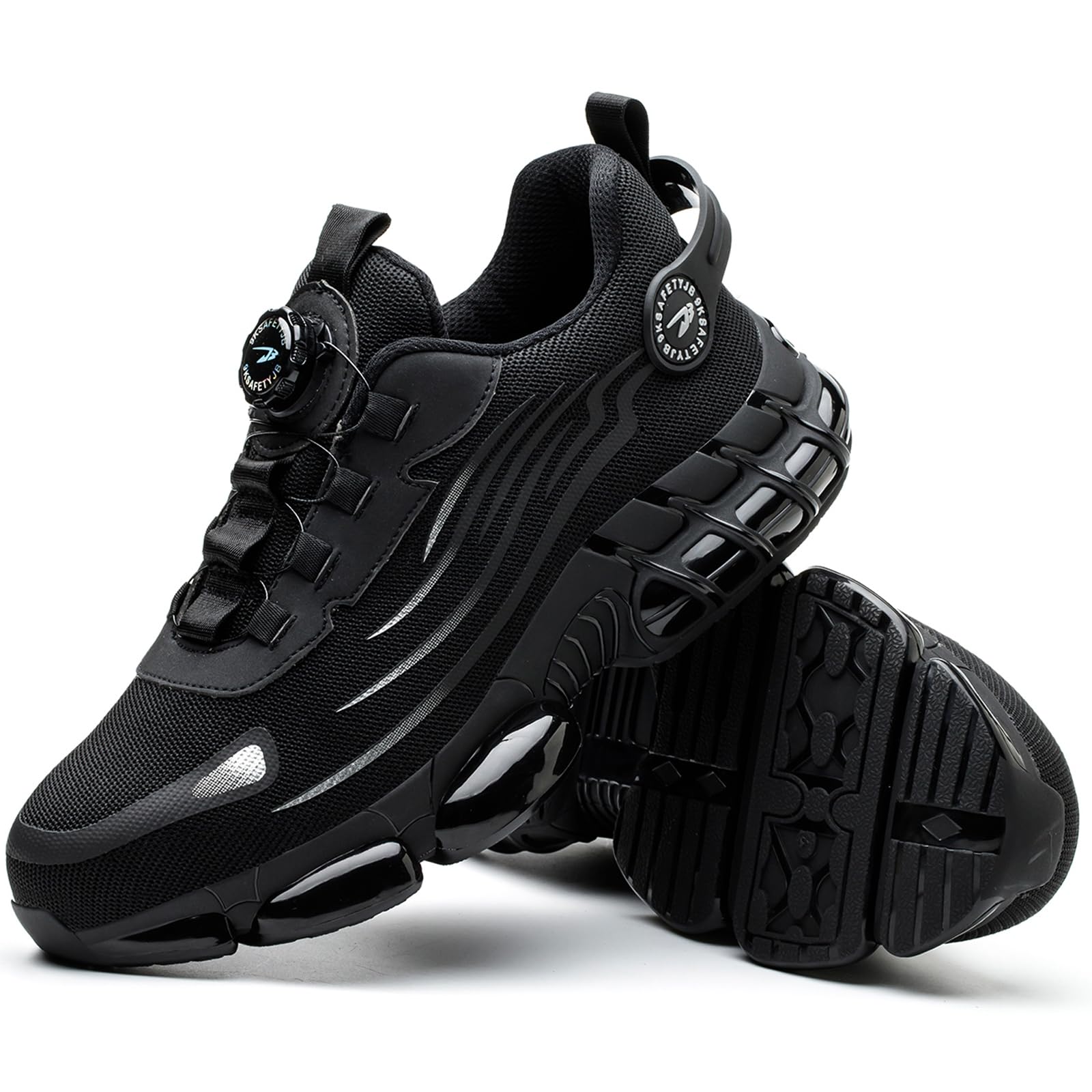 FOGOIN Chaussures de Sécurité Hommes S3, Baskets de Securite Femme, Chaussures de Travail Respirantes et Anti-Pénétration
