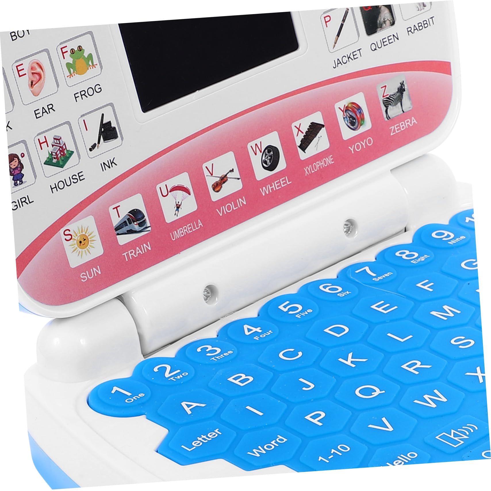 Giocattolo Educativo Laptop Mini Simulazione Display LED e Musica | Computer per Bimbi, Laptop Educativo Mini Simulazione, Batteria 3 X Aa Non Inclusa, per Compleanno e Festa Scuola Decor