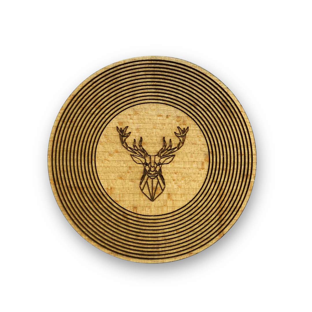 Engraved House 8052530620496 Coaster, Wood