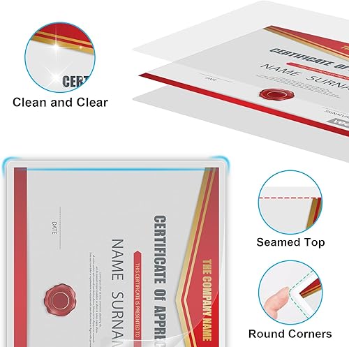 Miniatura 9 de Máquina laminadora de laminación térmica de 13 pulgadas y paquete de 20 hojas de laminación de 8.5 x 11 pulgadas, bolsas de laminación térmica