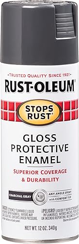 Vista 61 de Rust-Oleum 7776830 - Pintura en aerosol para prevención del óxido, 12 onzas, negro plano