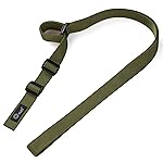 CVLIFE Two Point Sling 1.25 Wide Tube Webbing with Quick Adjust Loop for Outdoor Sports Green