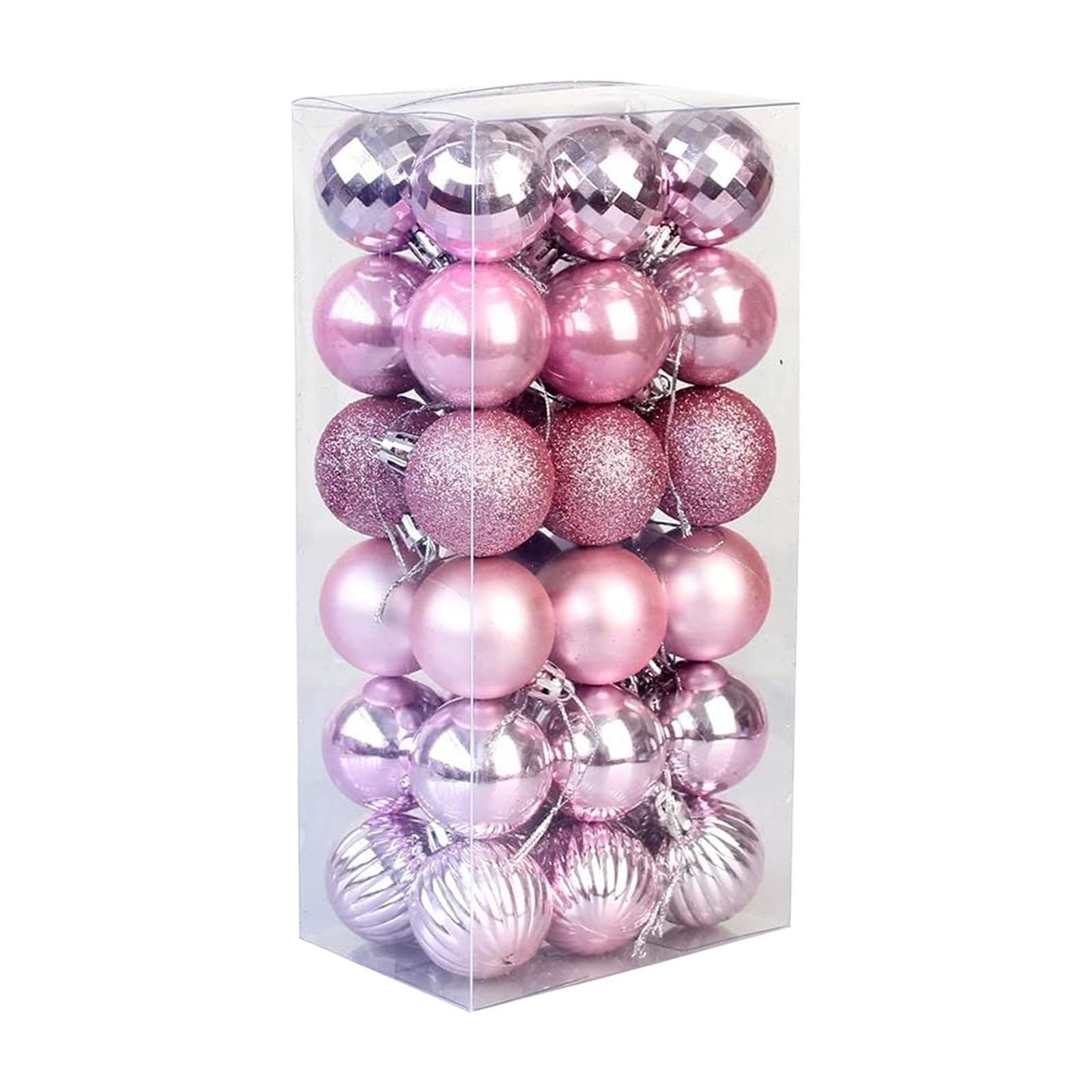 Boules de Noël incassables rose de haute qualité pour grands événements