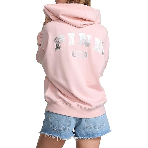 Victoria's Secret Women's PINK Logo Full Zip-up Sweatshirt