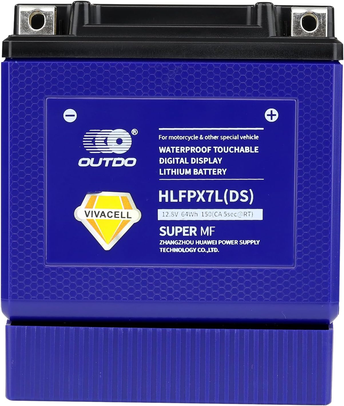 Motorcycle Battery YTX4L-BS 12V 5AH 32Wh Lithium batteries for ATV, UTV, PWC, Scooter, Jet Ski, Quad, 4 Wheeler, Lawn Mower HLFPX4L(DS) (HLFPX7L)