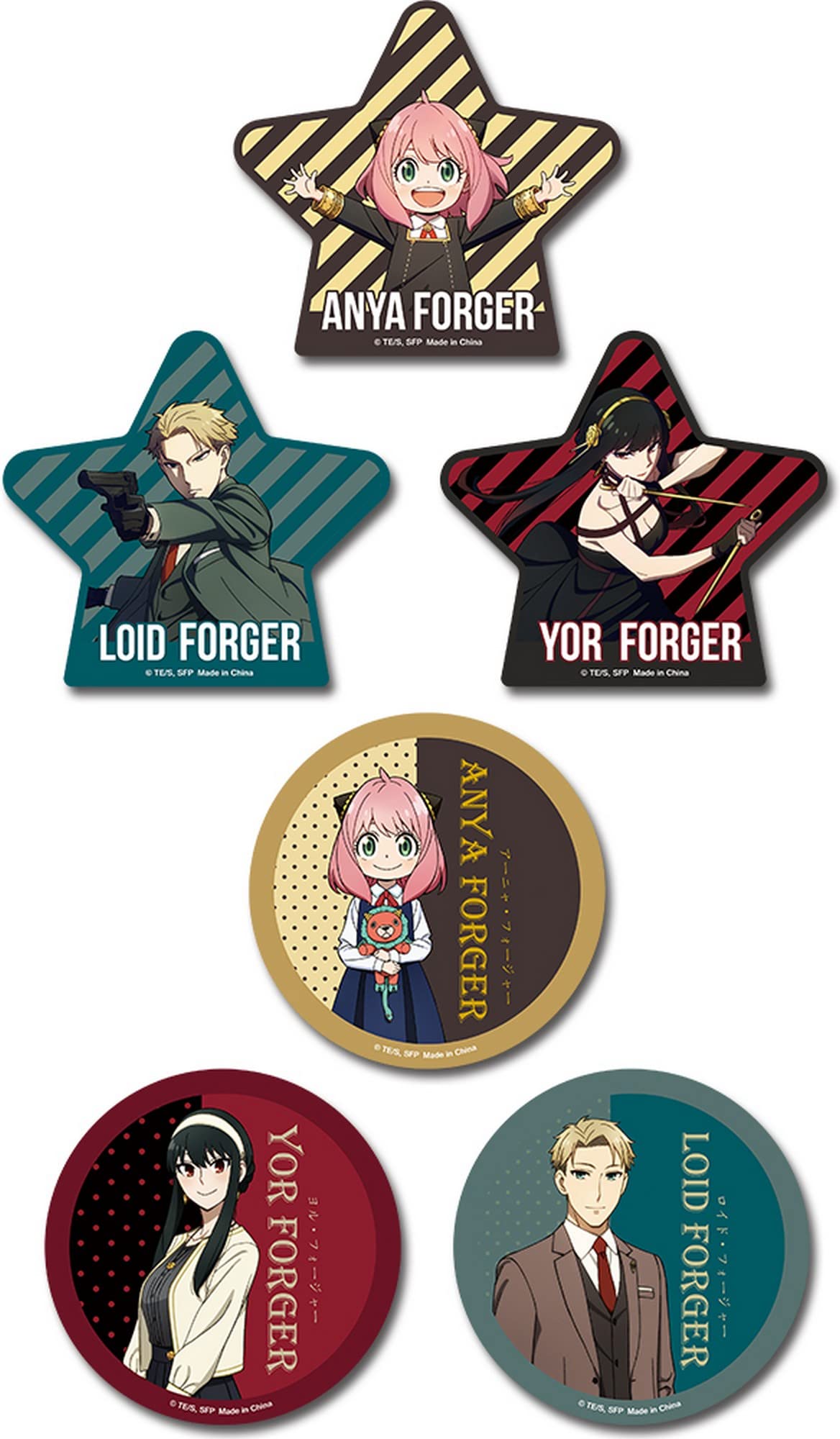 Amazon.com: Spy X Family - Group #1 Die-Cut Sticker Set : Toys & Games