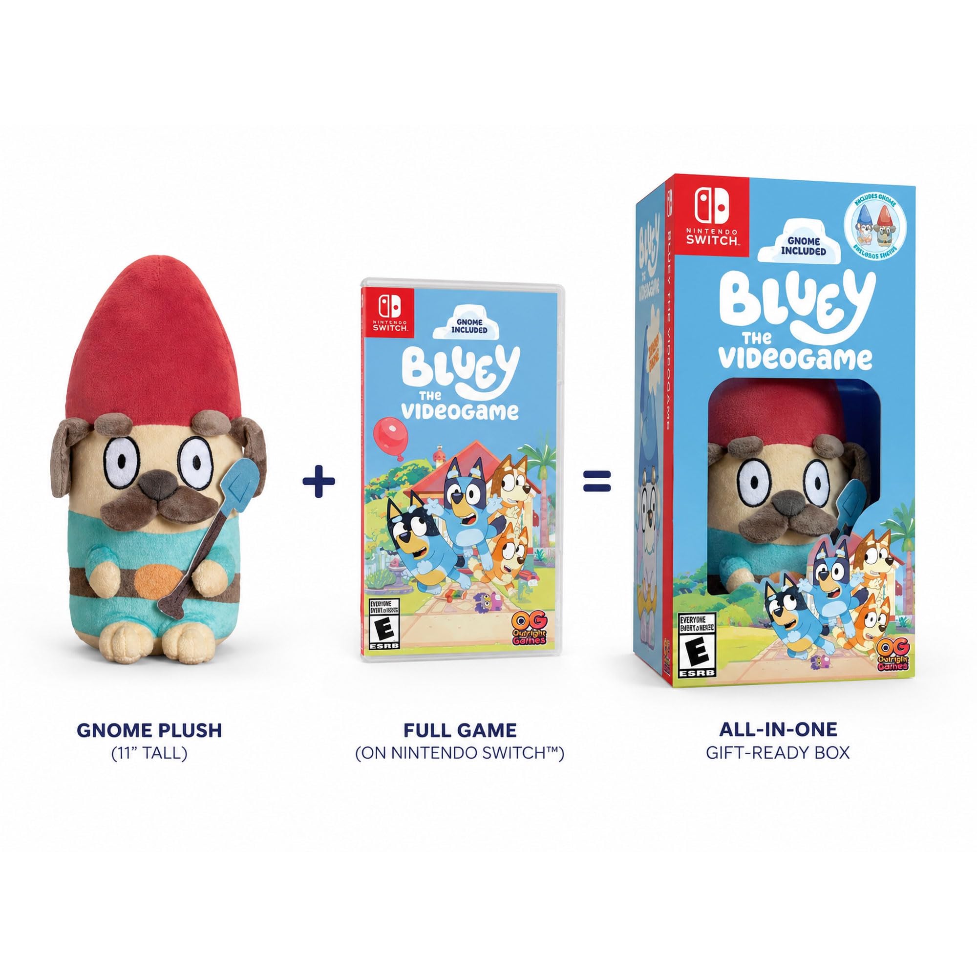 Bluey: The Videogame - Amazon Exclusive Plush Bundle - Nintendo Switch