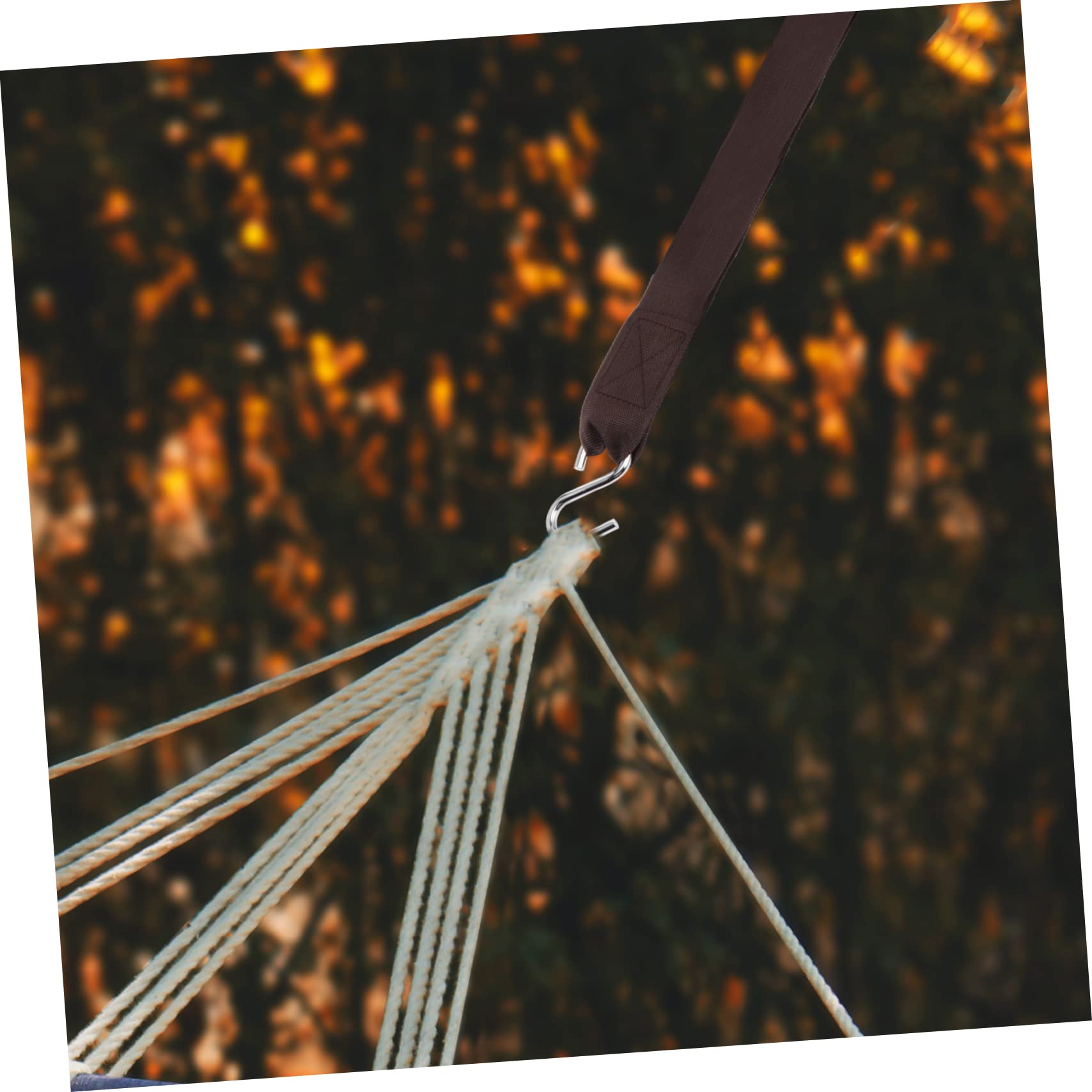 TOYANDONA 2 Ensembles Sangles De Suspension pour Hamac Lot de Sangles Nylon avec S Hooks pour Balançoires Et Activités Extérieures Compatible avec Tous Arbres Et Structures 4 Pièces * 2