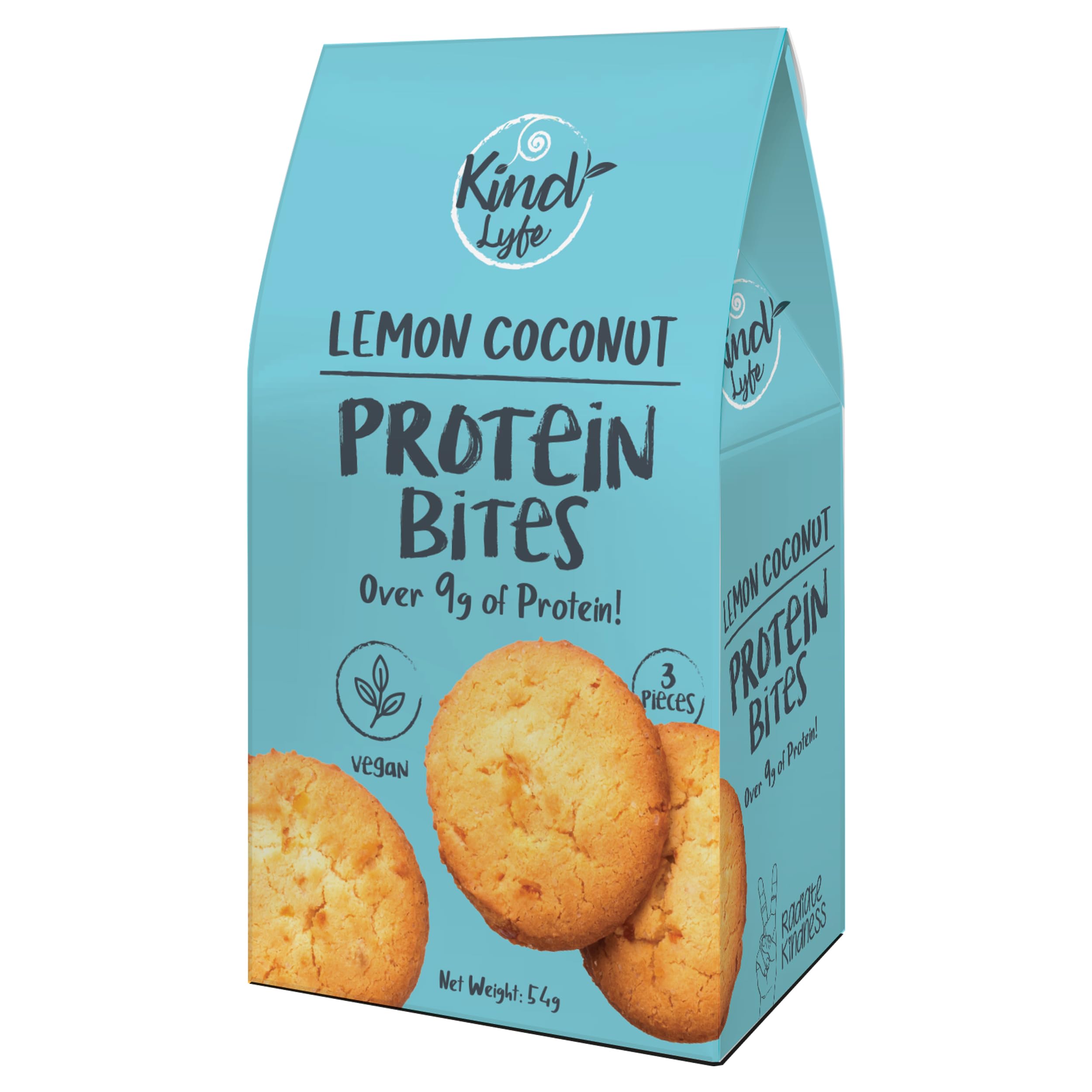 Sponsored Ad – Kind Lyfe Lemon Coconut Cookie Dough Bites, Plant Based, Gluten Free, Vegan, Pack of 1