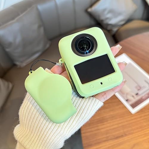 Miniatura 4 de Funda protectora de silicona y cubierta de lente para DJI osmo 360 batería lateral abierta funda protectora antiarañazos antideslizante suave