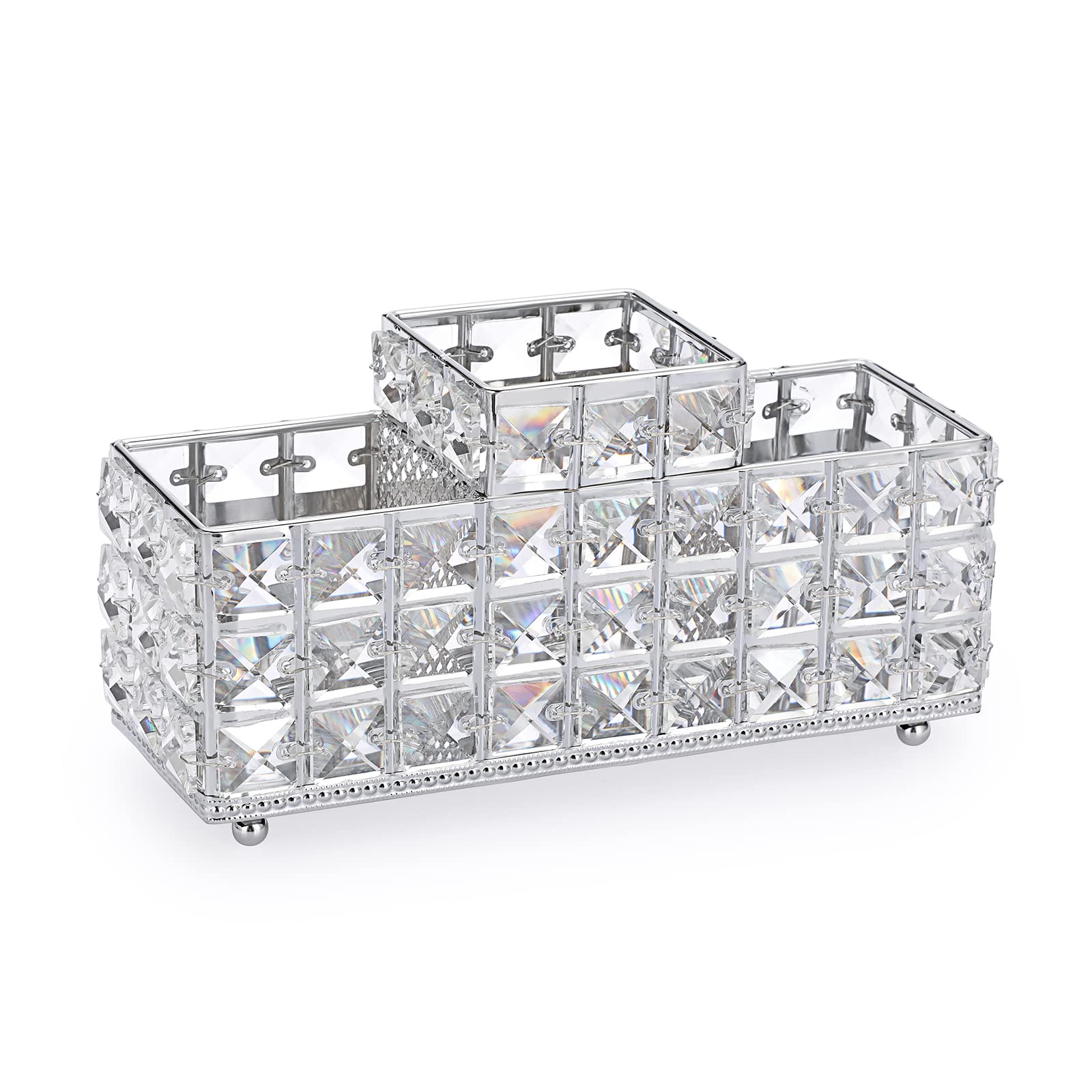 Hipiwe support de télécommande en cristal organisateur salle de bain