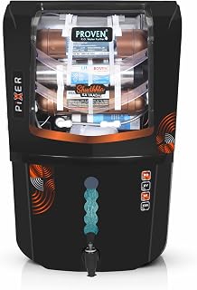 Proven Pixer RO + UV + UF Water Purifier for Home | Copper + TDS Controller | 10L | ISI Certified | for Borewell, Tanker &... Price In India