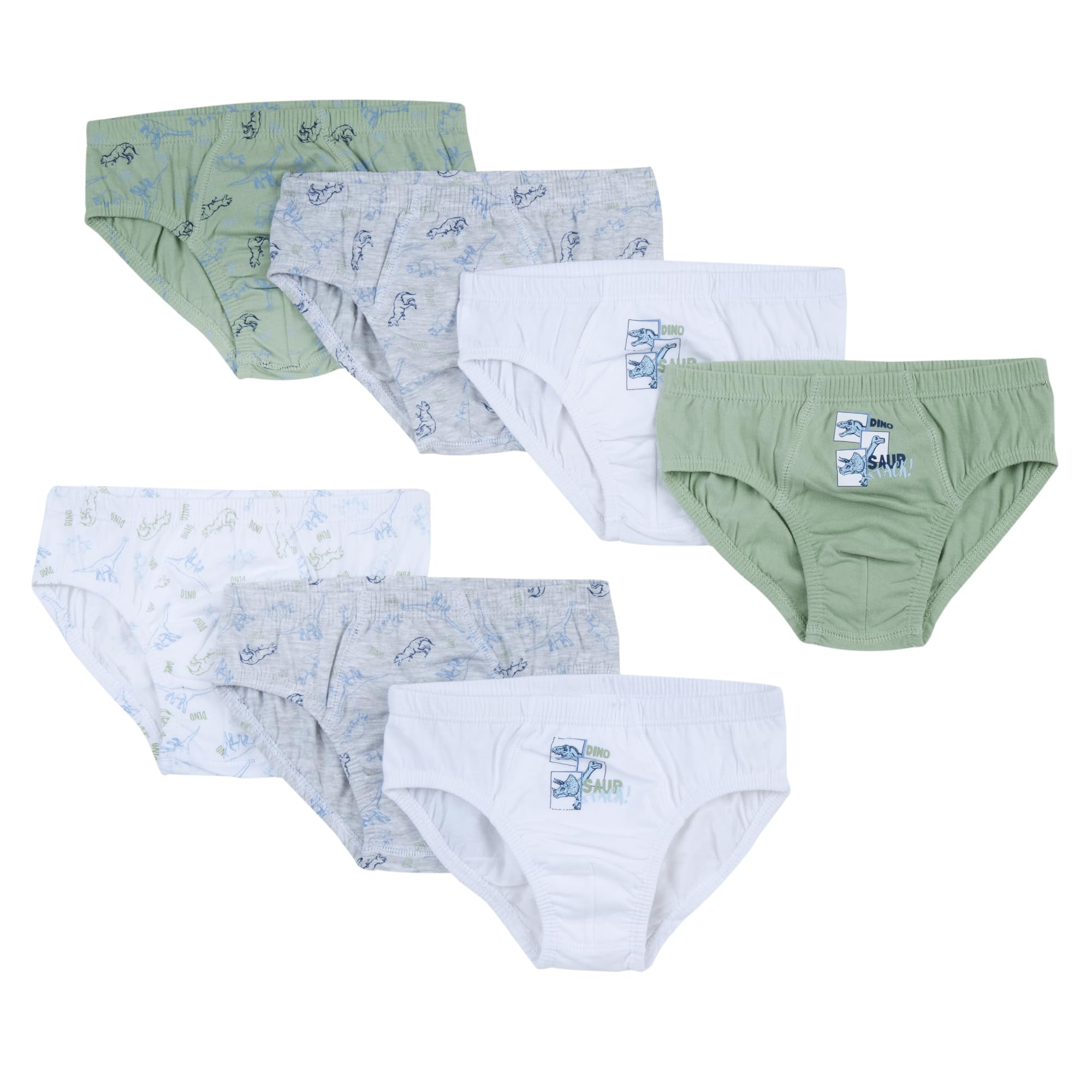 Prénatal, Mutande Bambino,7 Slip Bambino, in Morbido Cotone, Diversi Colori Inclusi Inclusi