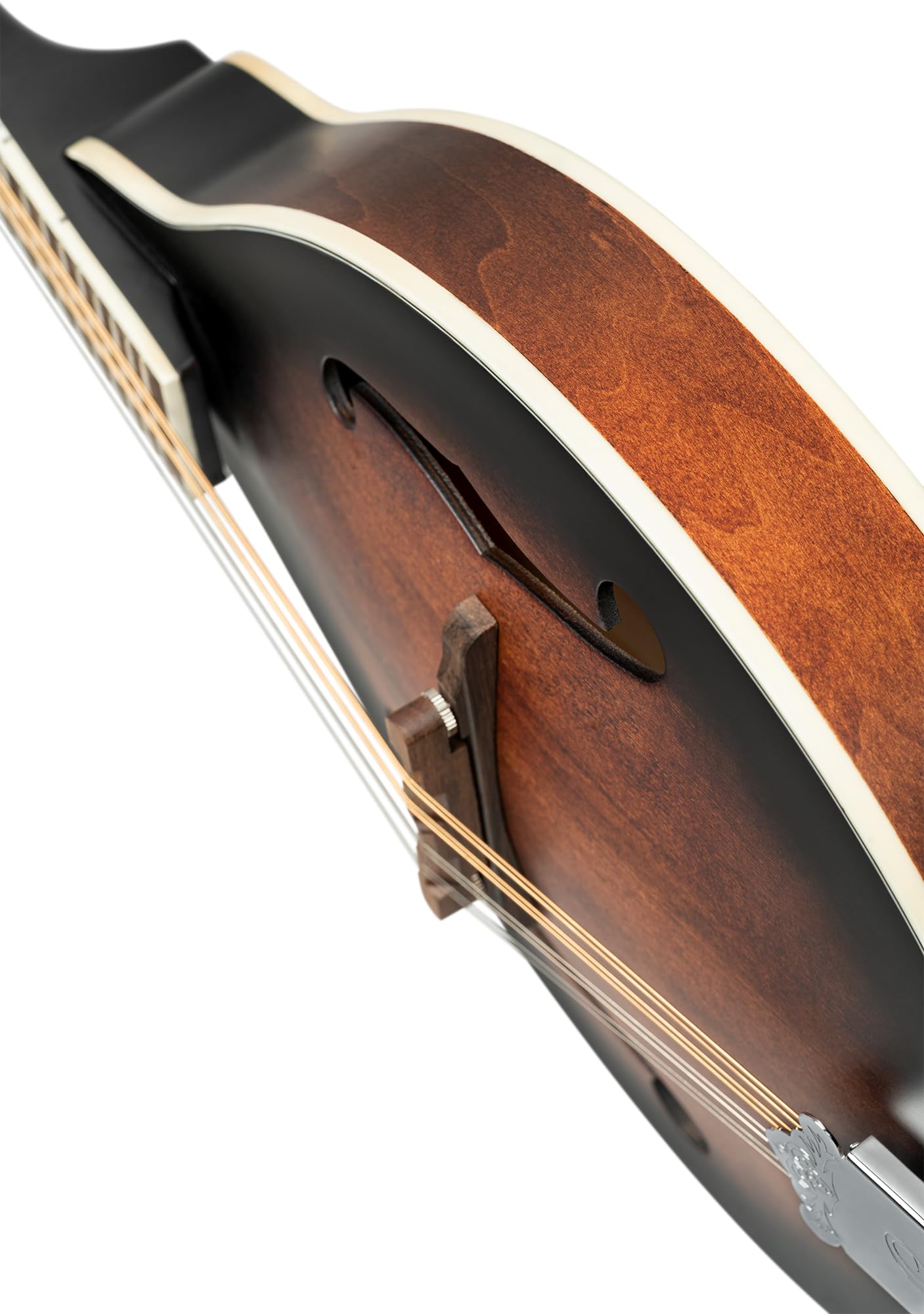 Ortega Guitars A-Style Mandoline Linkshänder – Akustisch, F-Holes – Americana Series – Fichte/Ahorn, Braun (RMA30-WB-L)