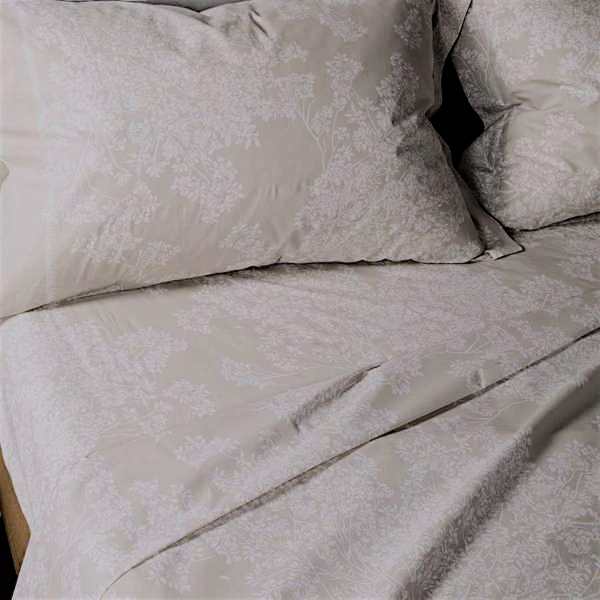 Caleffi - Completo Letto Matrimoniale con Lenzuola Matrimoniali Cotone 100% 240x280, Lenzuolo con Angoli Matrimoniale Coprimaterasso Sotto 180x200 per Materasso Alto 25cm, 2 Federe Cuscino Letto 50x80