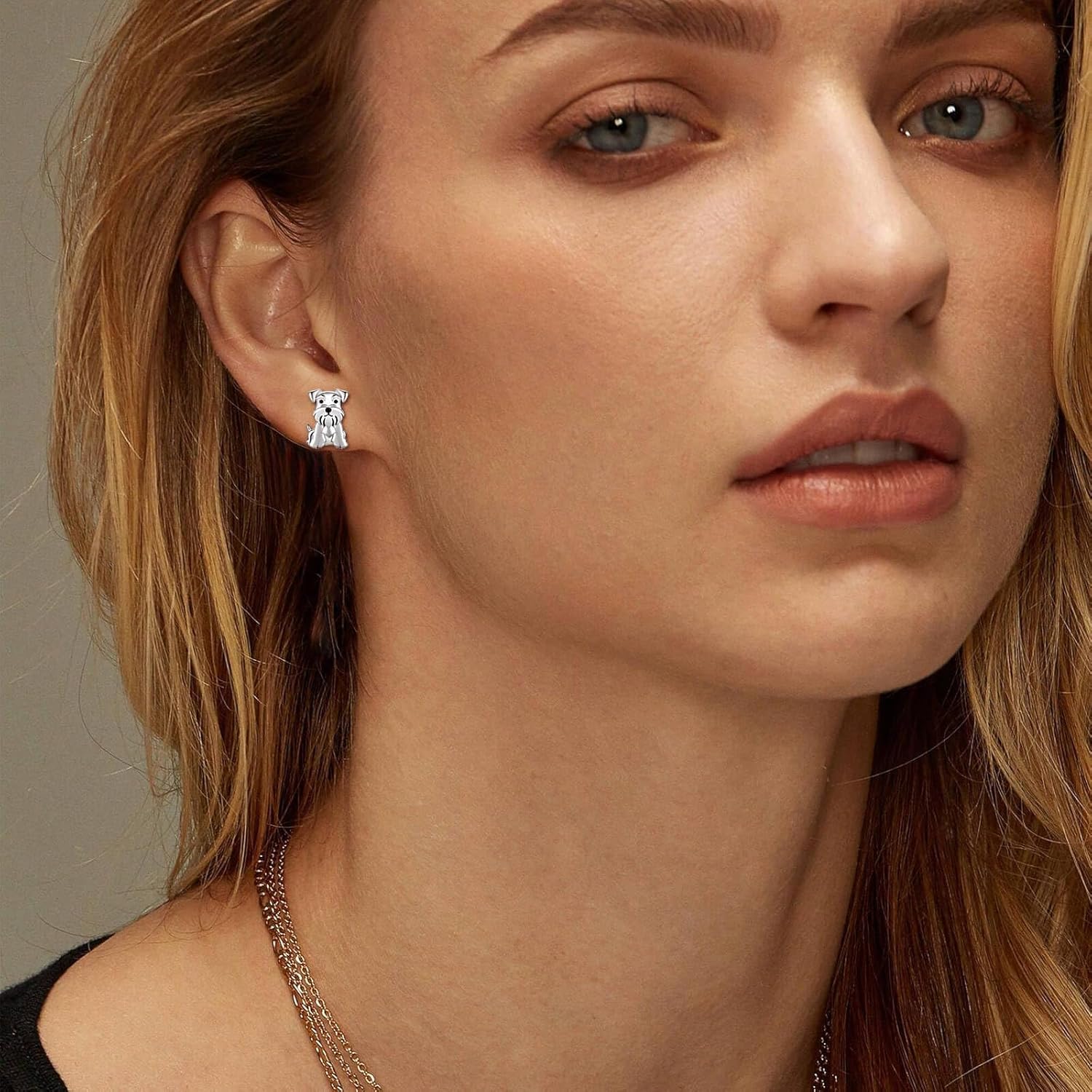 Sterling Silver Dogs Stud Earrings Pug French Bulldog Dachshund Schnauzer Golden Retriever Dalmatian Puppy Earrings Dog Jewelry Gifts for Pet Lovers - Image 3