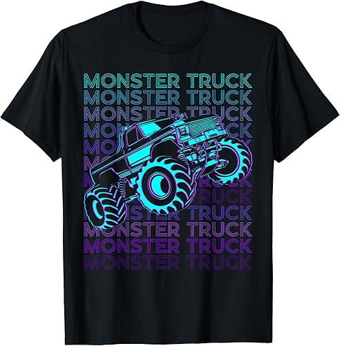 Camiseta retro Monster Truck