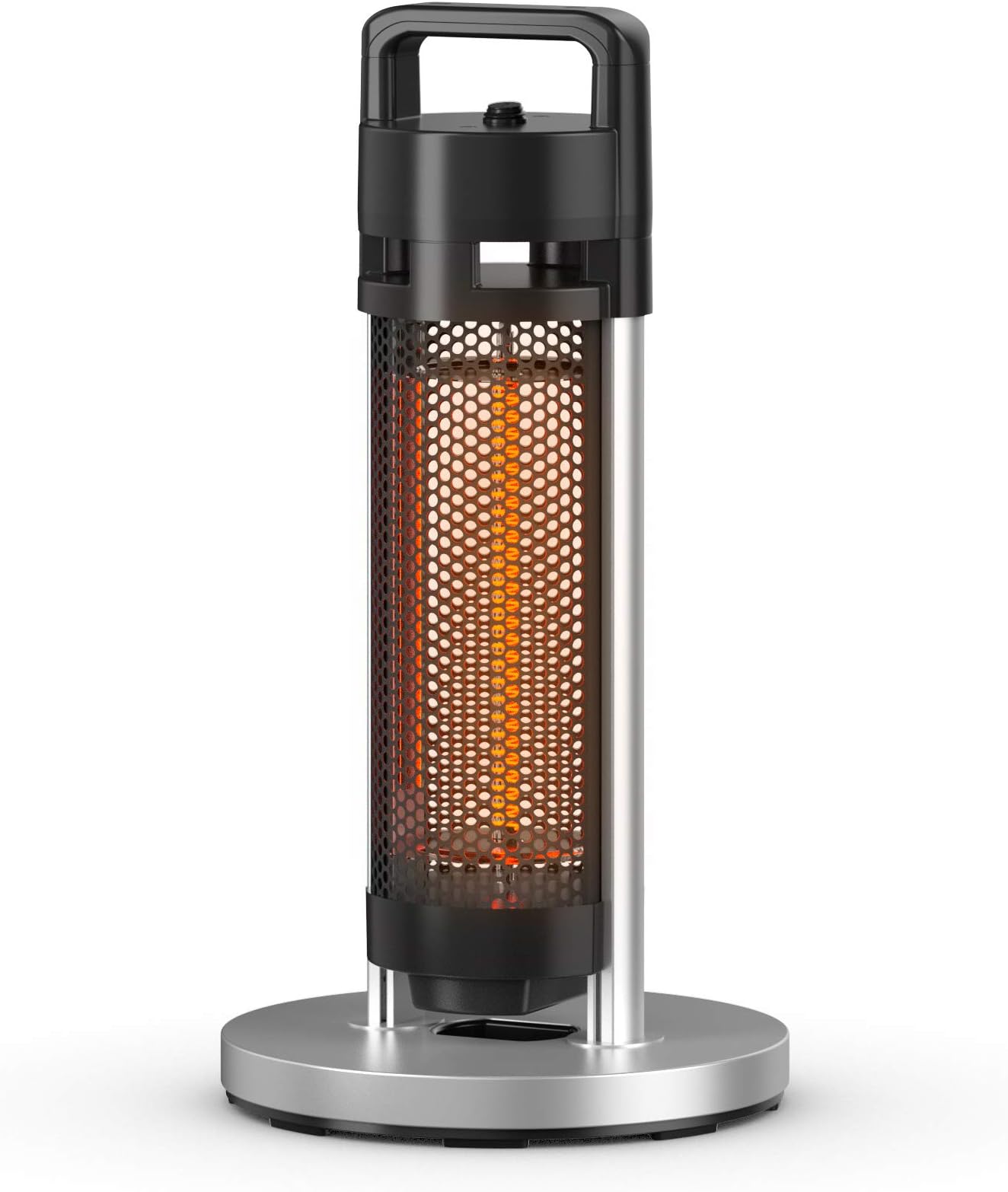 Swan Al Fresco Portable Electric Stand Patio Heater, SH16330N, Garden and Outdoor Heating, Lightweight, Tip Over Safety Switch, IP44 Approved, 1200w Power, Black