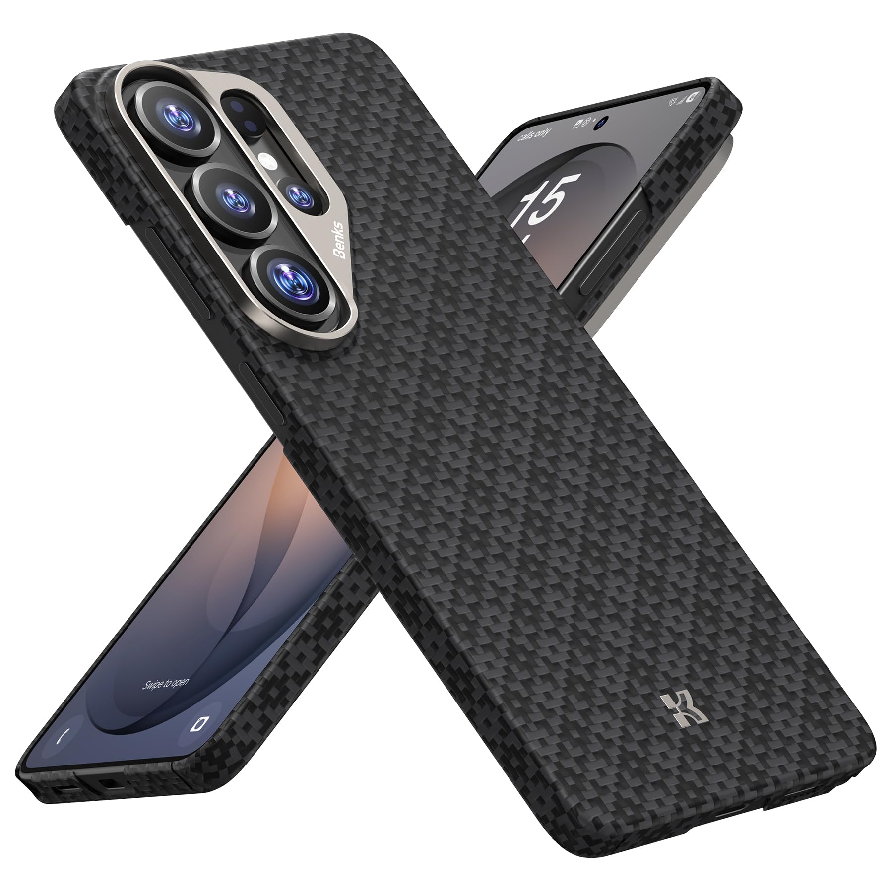 BENKS Hülle für Samsung Galaxy S26 Ultra Kevlar Slim Dünn Case mit Magsafe | Ultradünne und Leichte, Aus DuPont Kevlar Aramidfaser, Mit Kameraschutz, Bequemer Griff