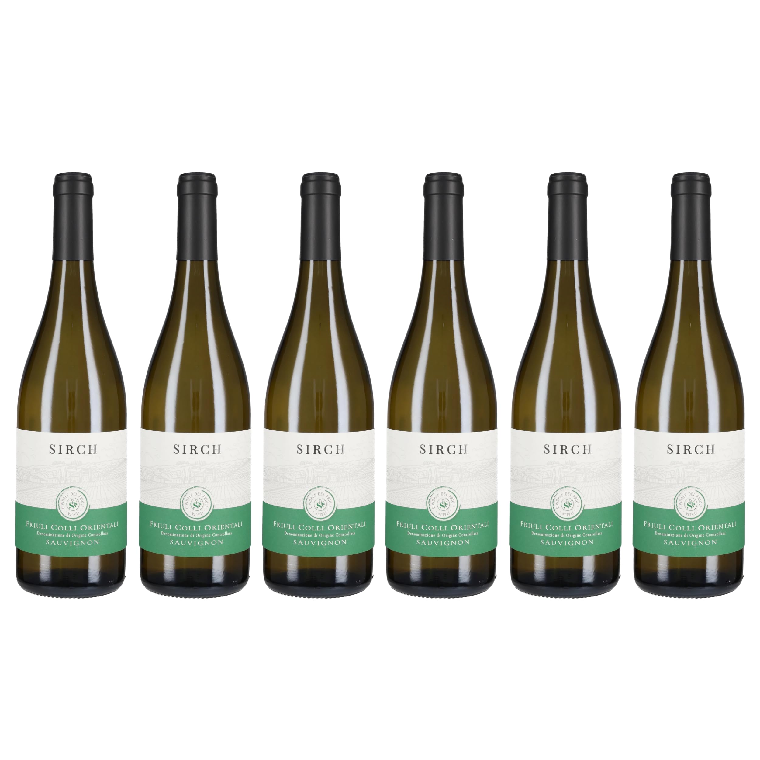 Feudi di San Gregorio | Friuli Colli Orientali SIRCH SAUVIGNON | Vino Bianco Annata 2024 | Confezione da 6 Bottiglie da 750ml