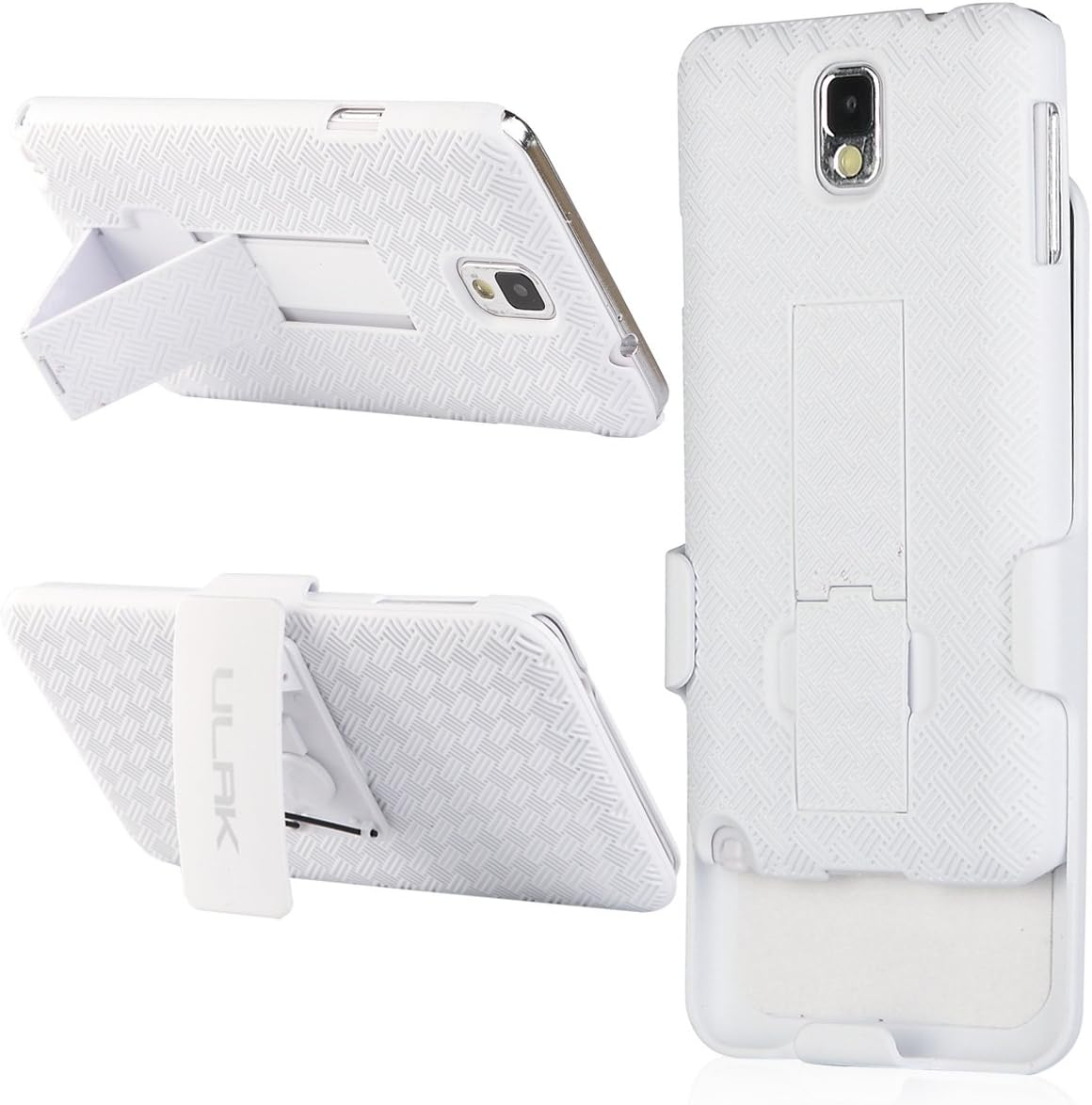 ULAK Note 3 Case,Galaxy Note 3 Case, Swivel Series Case with 2in1 Design Plastic Hard Back with Built-In Stand and Belt Clip Holster for Samsung Galaxy Note 3 (5.7" inch) 2013 Release