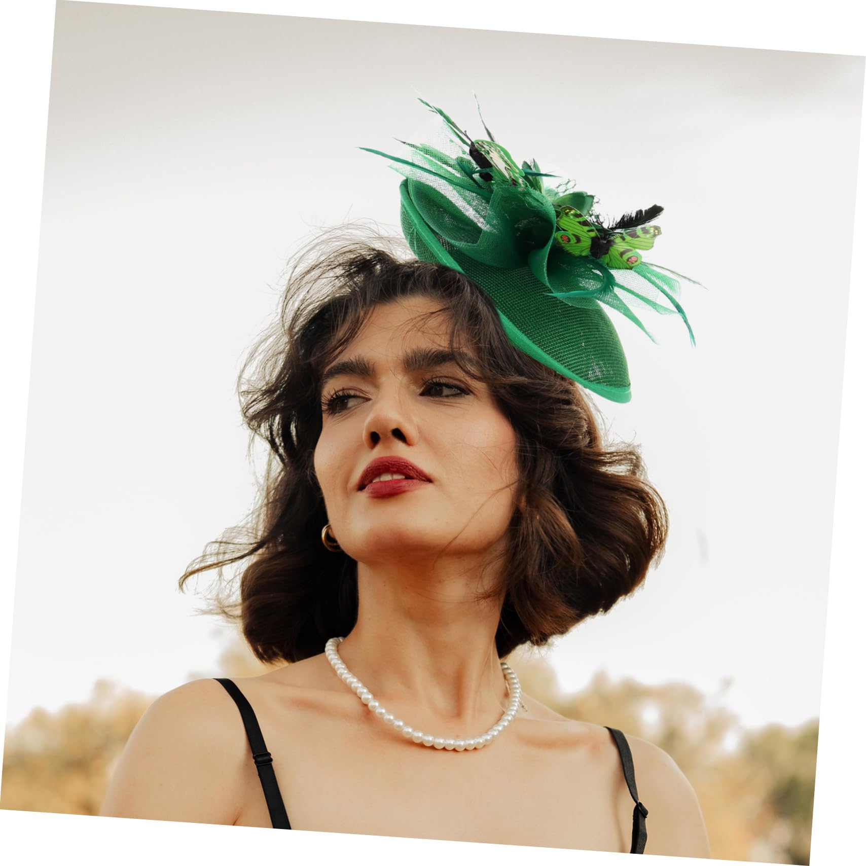 SOIMISS 3stücke Butterflies Fascinator Cocktail Hut Für Hochzeiten Und Teepartys Einstellbares Damen-haaraccessoire Bunten Farben Geeignet Für Festliche Anlässe Und Besondere Feiern