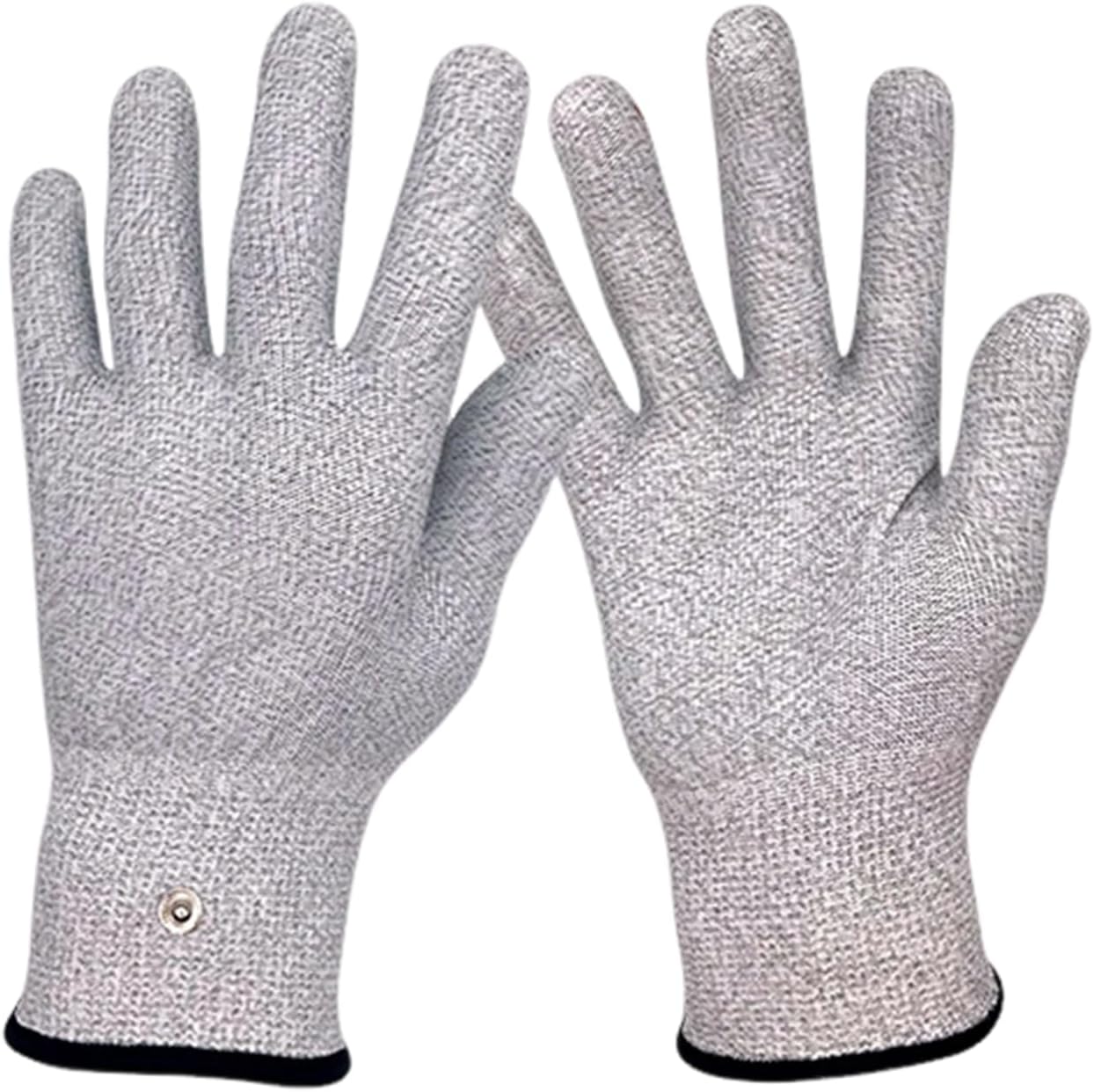 Silver Fiber Gloves with Microcurrent Massage for Enhancing Circulation and Precise Touch Display Control 1 Pair