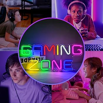 Amazon.co.jp : Gaming Zoneネオンサイン LED ネオンライト USB