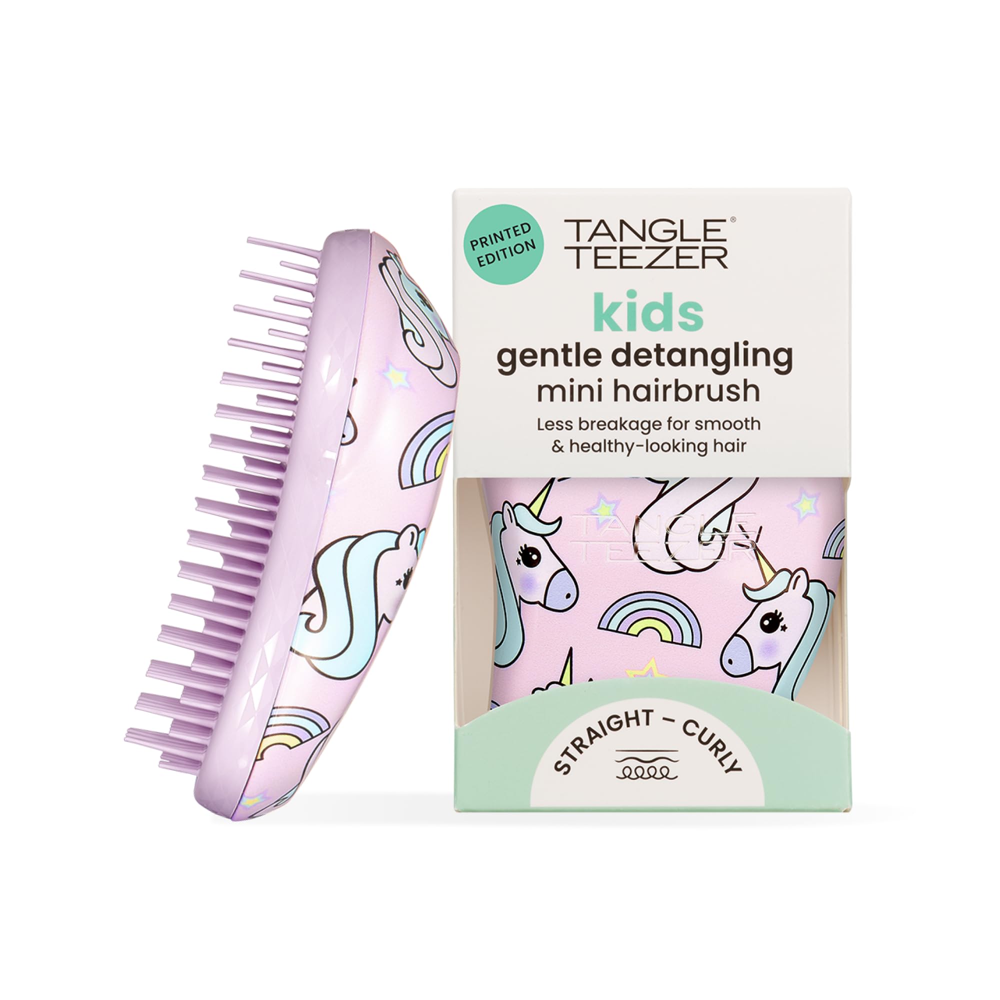 Tangle Teezer The Mini Original Detangling Hairbrush, Unicorn Magic