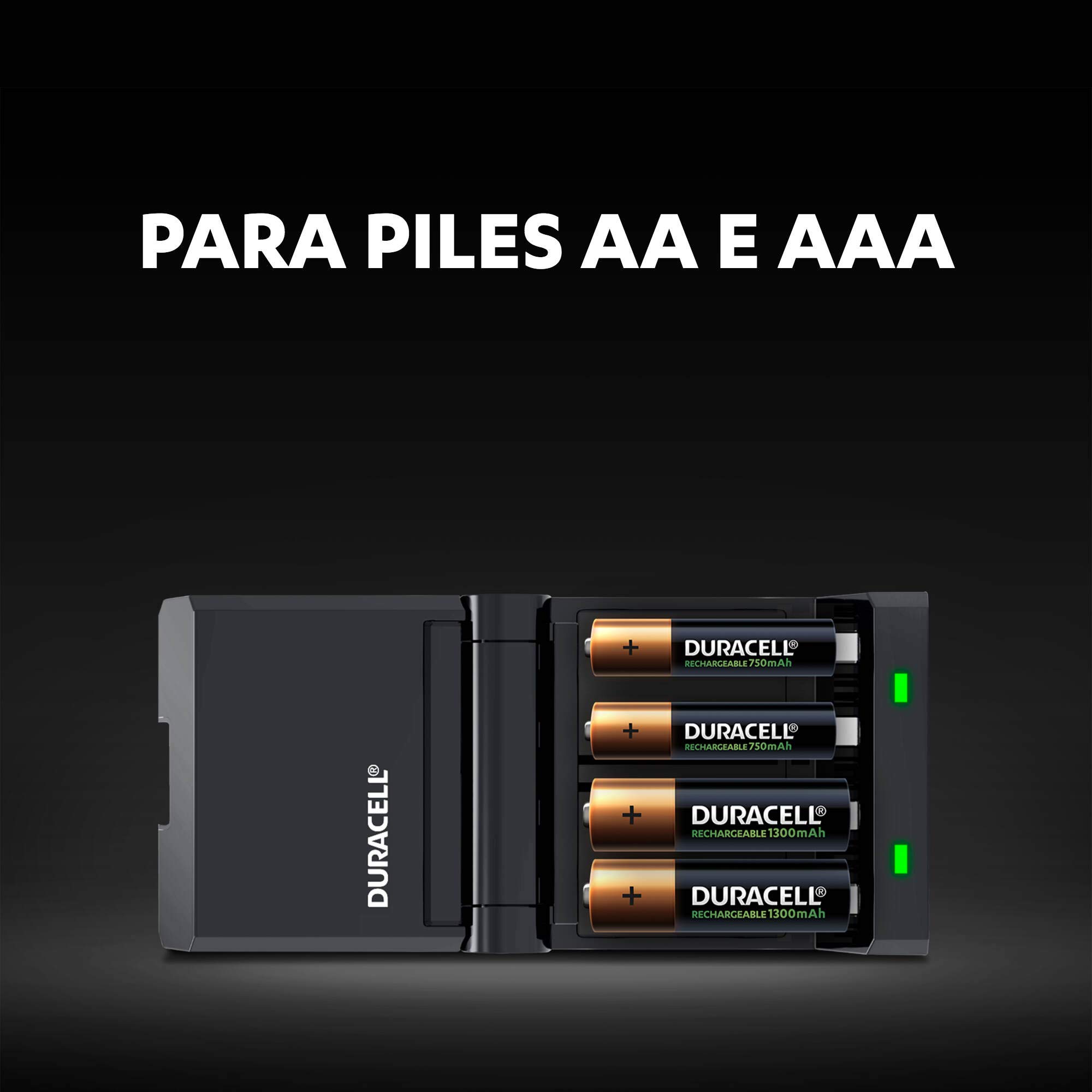 Duracell Cargador de Pilas en 45 minutas, con Pilas Recargables, 6 AA + 2 AAA
