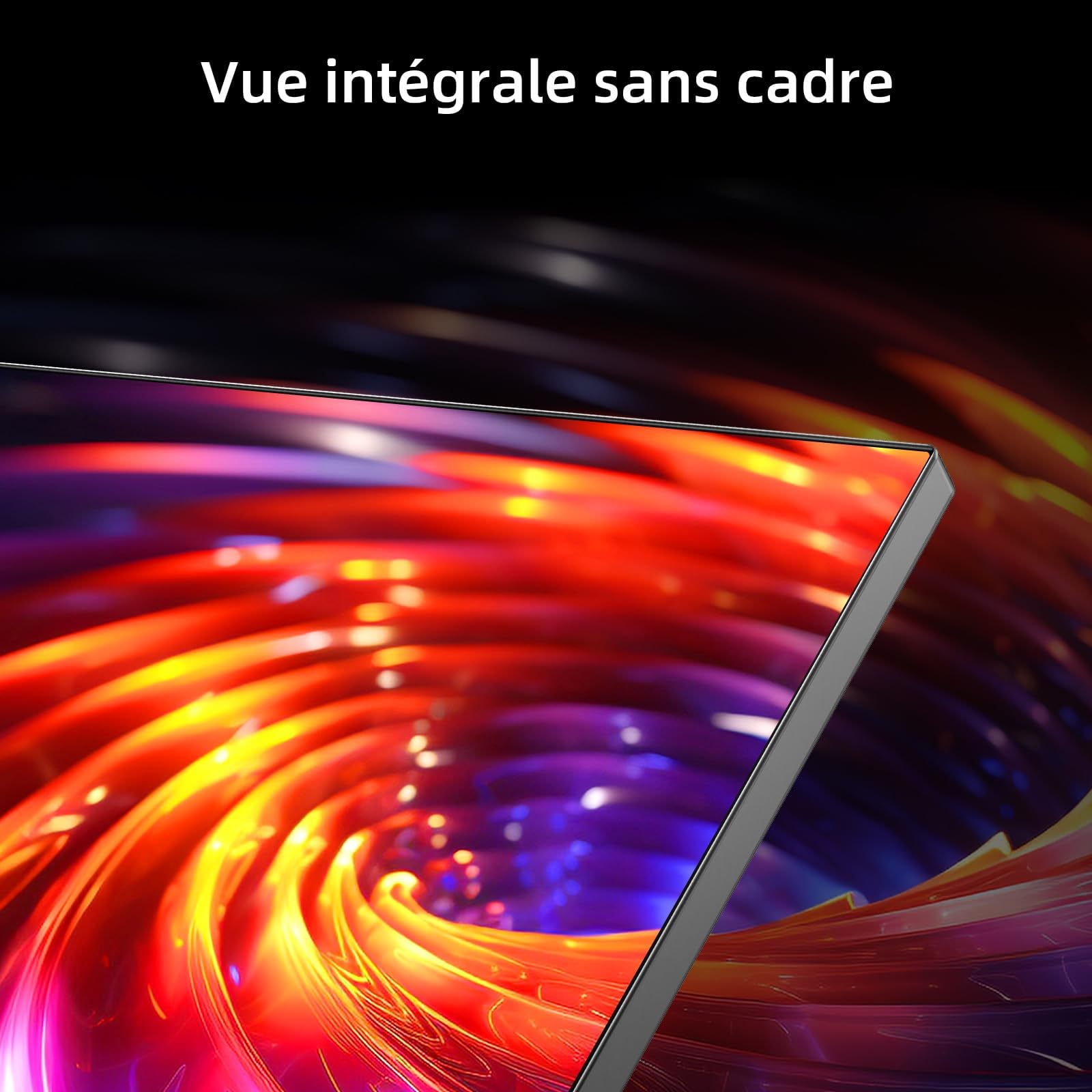 CHiQ TV 32 Pouces FHD QLED Google TV HDR10 (L32QST) | Compatible avec Apple AirPlay, Dolby Audio, Commande Vocale, Triple Tuner DVB-C/T2/S2