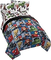 Vista 10 de Jay franco Juego de ropa de cama Queen de 5 piezas de Monster Jam Tracks incluye edredón y sábanas con Grave Digger y Megalodon de microfibra suave