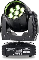 Vista 2 de Eliminator Lighting ADJ - Zoom de lavado LED de 7 x 12 W con red de comunicación digital con cable (zoom de lavado sigiloso)