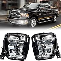 Vista 1 de Ram 1500 luces antiniebla LED 2013-2018 nueva versión faros antiniebla para Dodge Ram 1500 2013 2014 2015 2016 2017 2018 camión parachoques lámparas