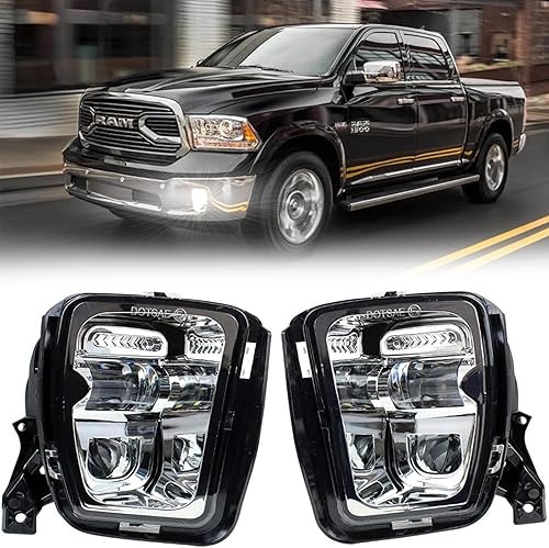 Ram 1500 luces antiniebla LED 2013-2018 nueva versión faros antiniebla para Dodge Ram 1500 2013 2014 2015 2016 2017 2018 camión parachoques lámparas
